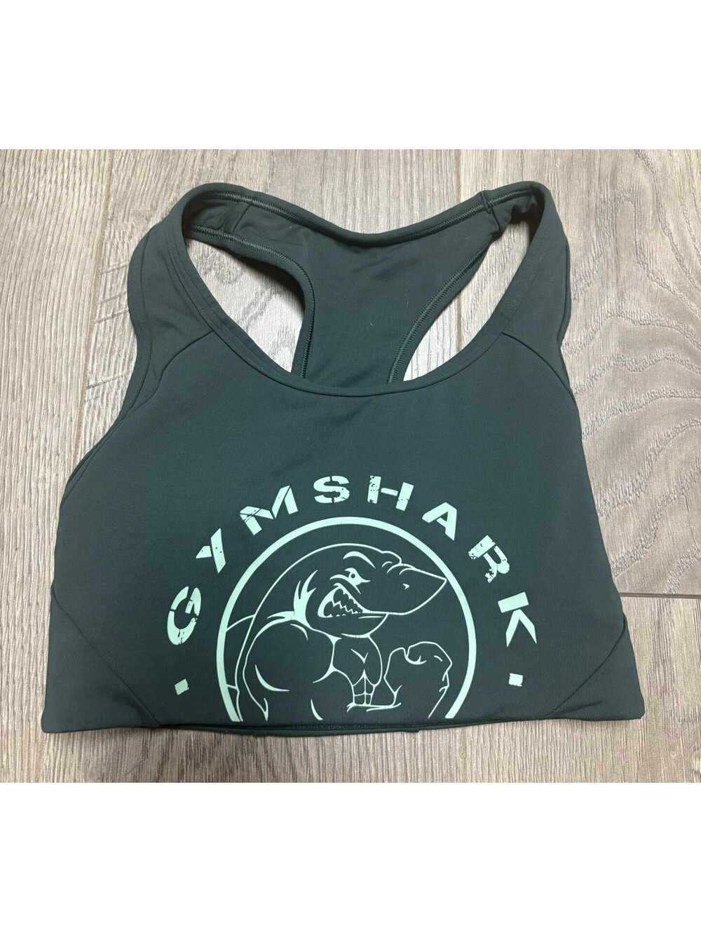 Gymshark Women's Legacy Bra Dark Green Size Extra Small XS Racerback